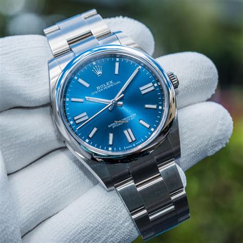 rolex op 41 blue dial|Rolex oyster perpetual 41 blue.